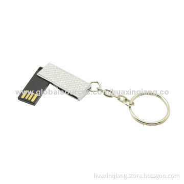 Swivel Style USB Flash Drive, 128MB-64GB Capacity